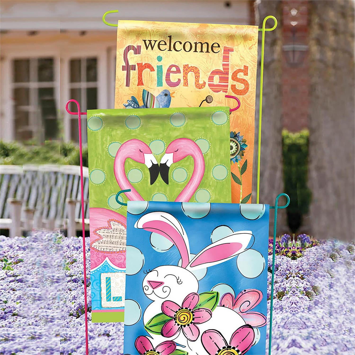 Evergreen Garden Flagpole Stand - Thumbnail 2