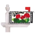 thumbnail image 1 of Evergreen Flag Geranium Plaid Mailbox Cover Durable and Well Made Home and Garden Dcor, 1 of 4