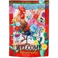 thumbnail image 1 of Rooster Cha Cha Garden Flag 2 Sided Textured, 1 of 2