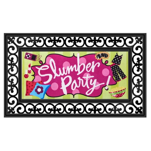 Evergreen Flag Seasonal Sassafras Interchangeable Mat and Tray Slumber Party