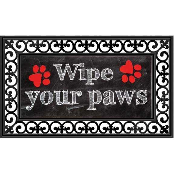 Evergreen Flag Seasonal Sassafras Interchangeable Mat and Tray Wipe Your Paws