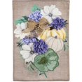 thumbnail image 1 of Evergreen Flag,Soft Autumn Floral Swag Garden Burlap Flag,12.5x0.03x18 Inches, 1 of 2