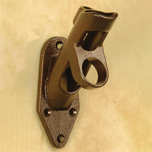 Evergreen Flag Two-Position Aluminum Antique Copper Flag Pole Bracket Flag Pole Hardware