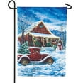 thumbnail image 1 of Evergreen Flag Vintage Christmas Solar LED Garden Flag, 1 of 2