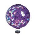 Evergreen Flower Petal Mosaic MMF7 Gazing Ball 11 x 11 inches Lawn