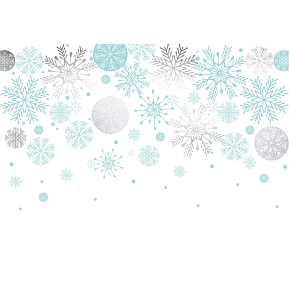 Evergreen Foil Paper Placemat, 20 Count, Snowflake