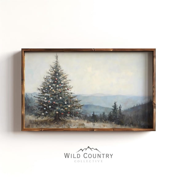 Evergreen Forest Rustic Pine Tree Cabin Winter Cozy Cabin Lodge Seasonal Home Wall Decor Unframed Paper Print