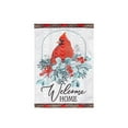 thumbnail image 1 of Evergreen Garden Flag Winter Welcome Moire Double Sided Indoor Outdoor Decor 18" x 12.5", 1 of 1
