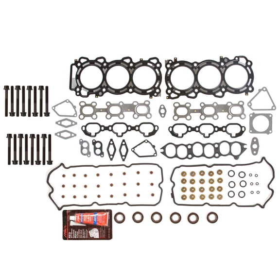 Evergreen HSHB3020 Head Gasket Set Head Bolts Fit 95-99 Nissan Maxima 3.0 DOHC VQ30DE