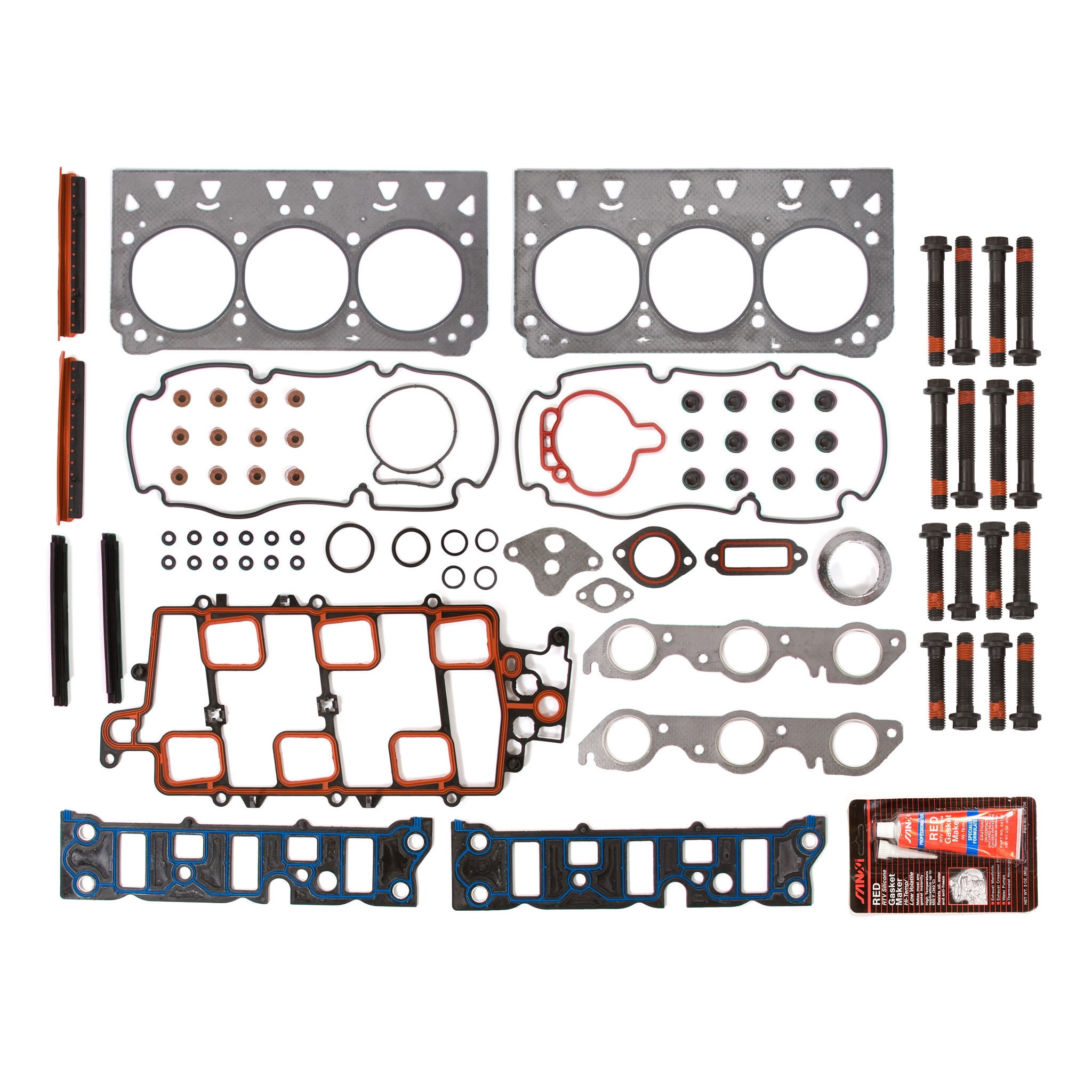 Evergreen HSHB8-10438L Head Gasket Set Head Bolts Fit 97-05 Buick Chevy Oldsmobile Pontiac 3.8 OHV