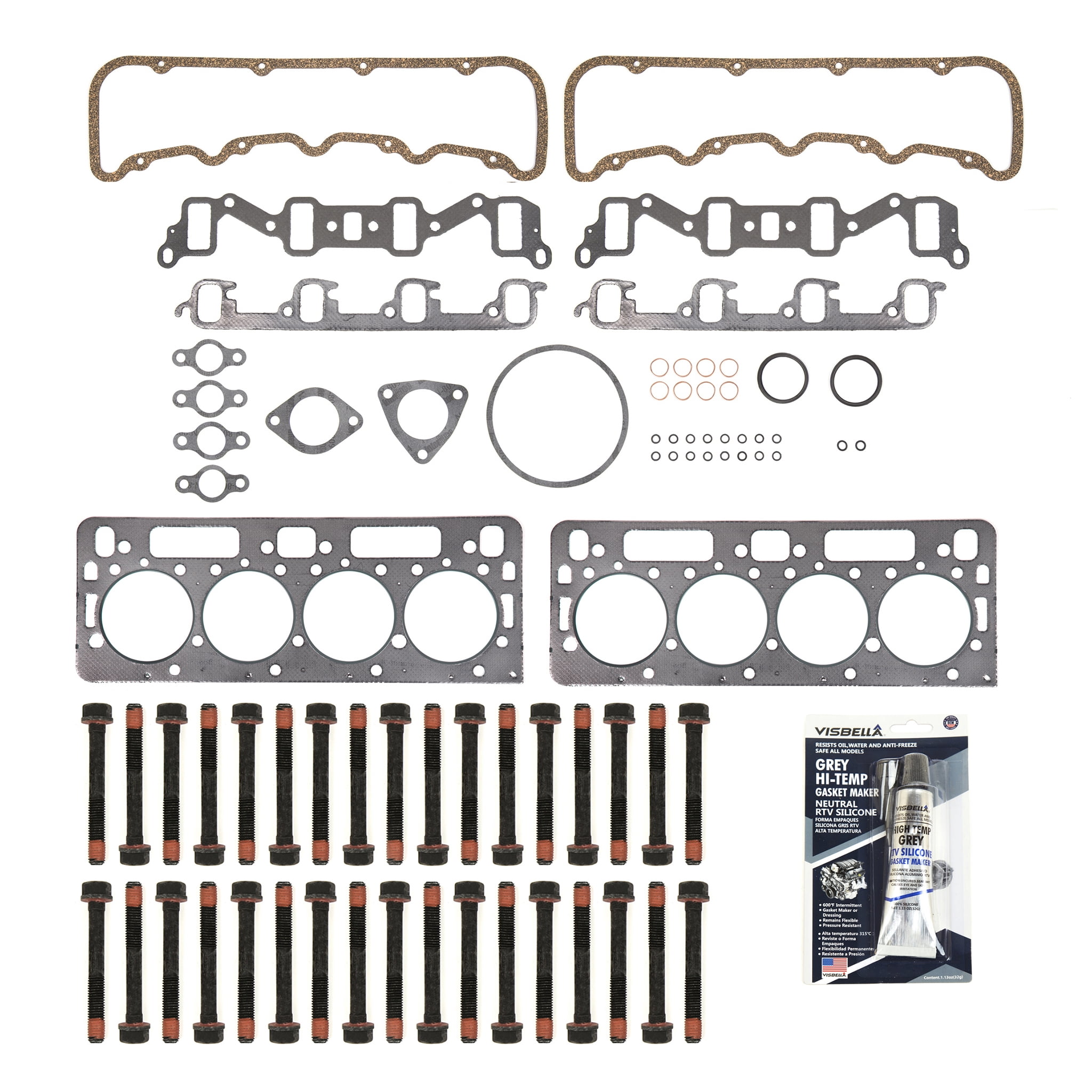 Mizumo Auto Head Gasket & Bolts Set For 92-02 Chevy GMC 6.5L OHV Diesel Turbo