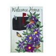 thumbnail image 1 of Evergreen Home Clematis Mailbox Garden Linen Flag 12.5 x 18 Inches Indoor Outdoor Decor, 1 of 5