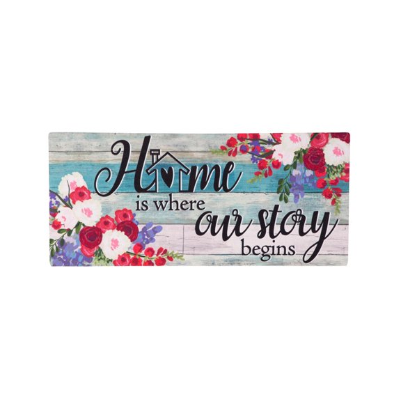 Home Is Where Our Story Begins Sassafras Switch Mat