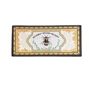 Evergreen Humble Bee Sassafras Indoor Outdoor Switch Doormat 110x10 Multicolored
