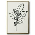 thumbnail image 1 of Evergreen Ink II - Framed Gallery Wrapped Holiday Canvas - 17 x 25 - Gold Frame, 1 of 8