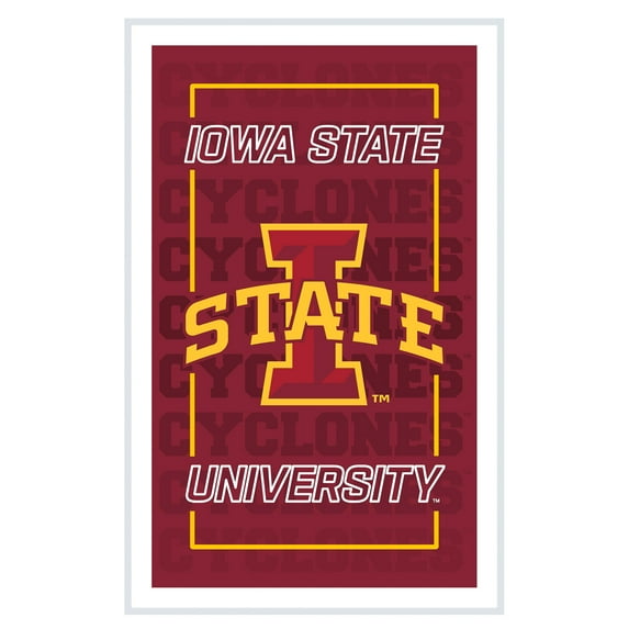 Iowa State Cyclones 14" x 22" Neolite LED Rectangle Wall Sign