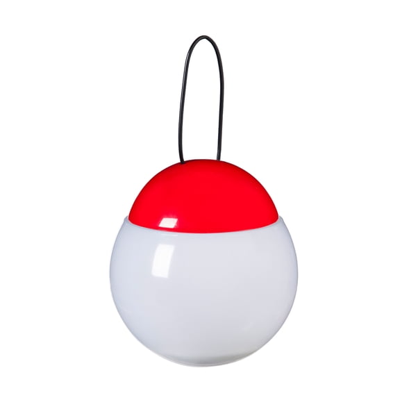 Evergreen Jitterbug LED Rechargeable Lantern with White and Yellow LED Function, Red, 4.3'' x 4.3'' x 4.8'' inches.