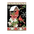 thumbnail image 1 of Evergreen Joyful Cardinal Winter Visit Suede Garden Flag 12 x 18 Inches Indoor Outdoor Decor, 1 of 7