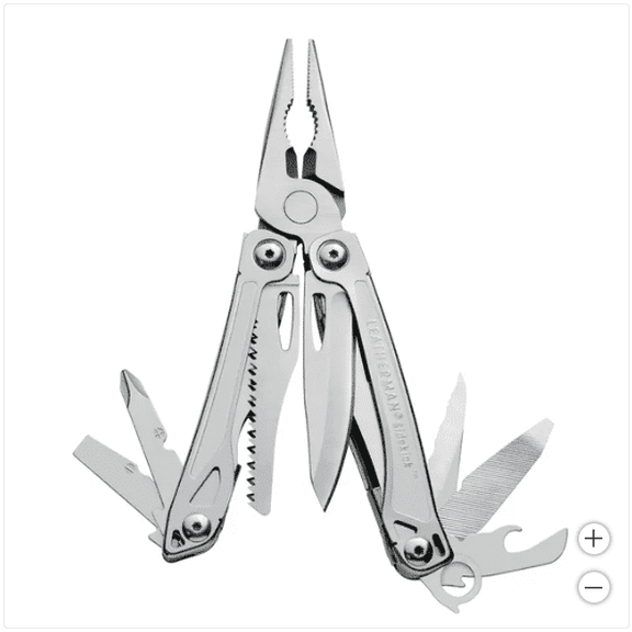 Leatherman Sidekick Multi-Purpose Tool with Nylon Sheath 833494 Stainless Steel