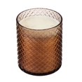 thumbnail image 1 of Evergreen Large Diamond Cut Glass Candle Smokey Quartz, 1 of 2