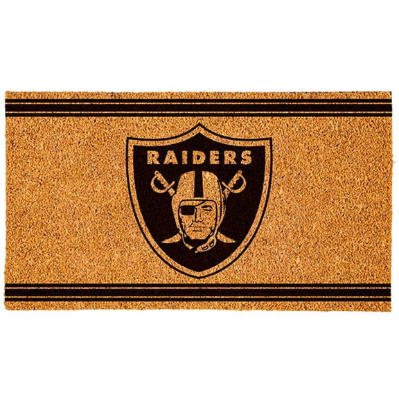Las Vegas Raiders 16" x 28" Logo Turf Mat