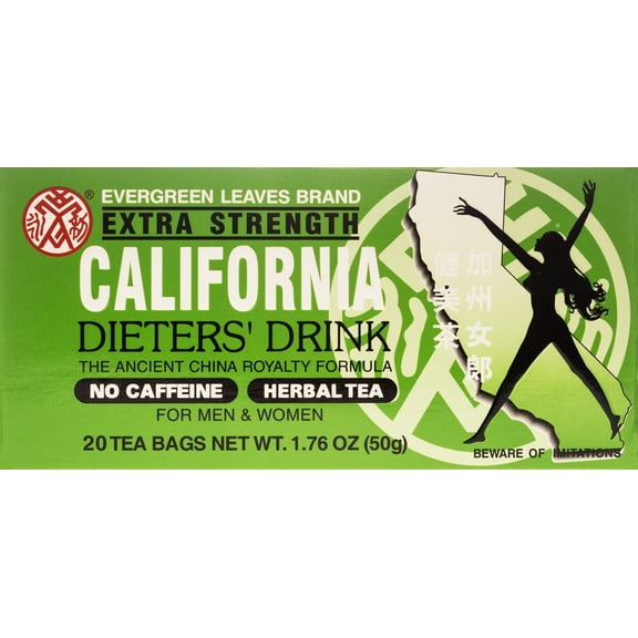 Evergreen Leaves Brand California Dieters' Tea 20 TB