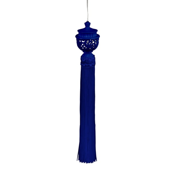 Evergreen Lighted Tassel, Blue