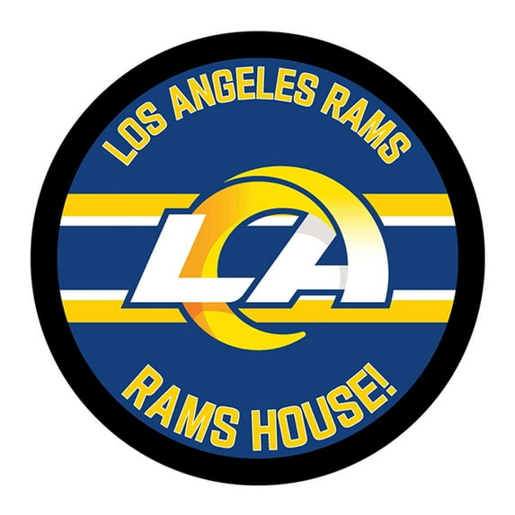 Los Angeles Rams 15" Round LED Lit Wall Sign