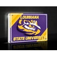 thumbnail image 1 of LSU Tigers LED Rectangle Tabletop Sign, 1 of 2