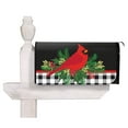 thumbnail image 1 of Collections Etc Evergreen Flag Indoor Outdoor Dcor for Homes Gardens and Yards Merry Christmas Cardinal Mailbox Cover, 1 of 2