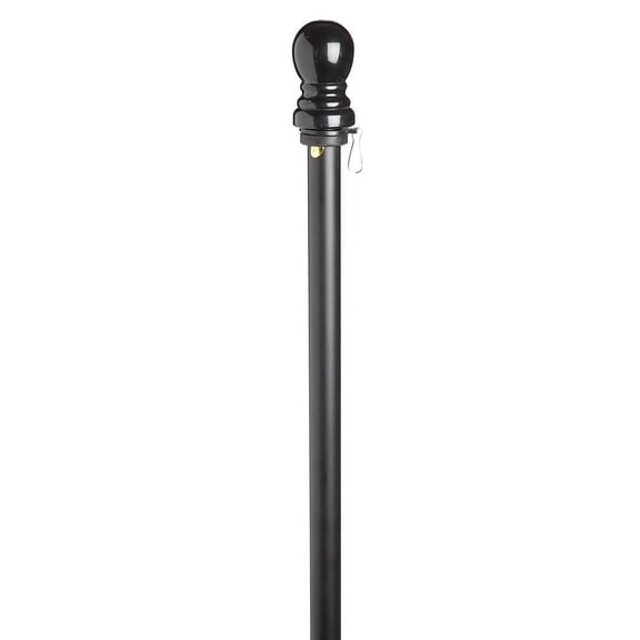 Evergreen Black Metal Flag Pole