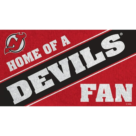 New Jersey Devils 18" x 30" Team Turf Mat