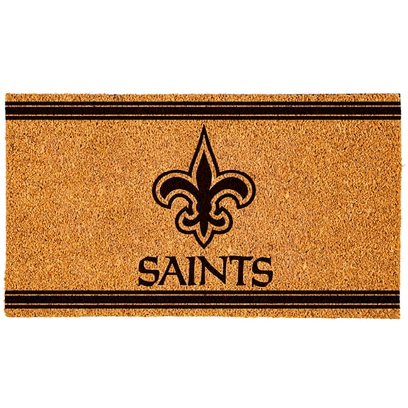New Orleans Saints 16" x 28" Logo Turf Mat