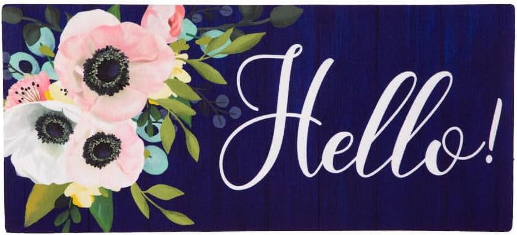 Evergreen Oh Hello Sassafras Switch Mat Inserts, Interchangeable Front