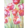 thumbnail image 1 of Evergreen Organza Garden Flag - Pink Tulips, 1 of 1