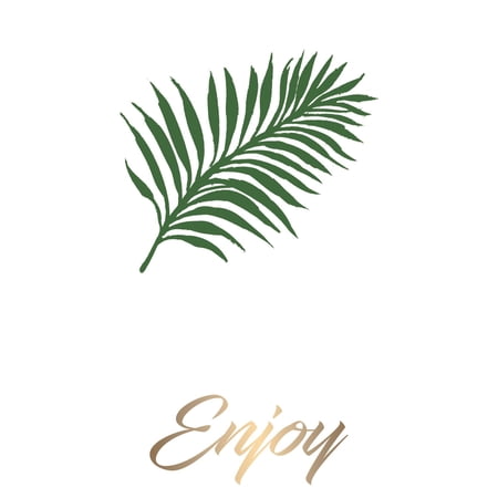 Evergreen Paper Guest Towel, 15 count, Enjoy