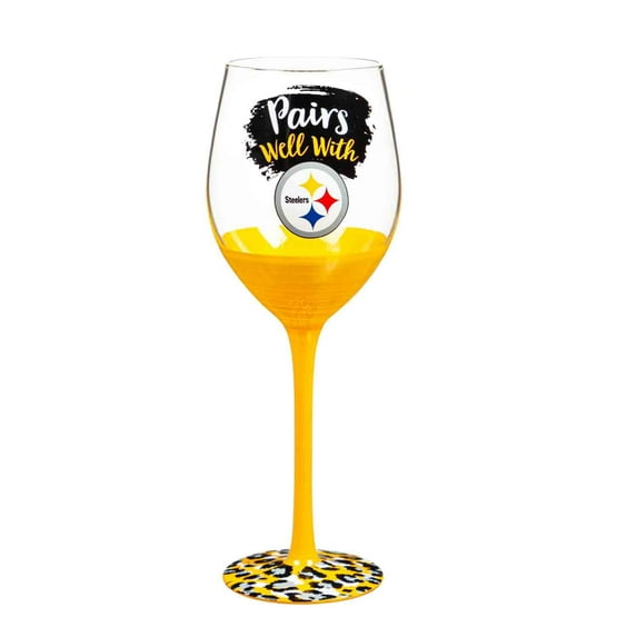 Evergreen Pittsburgh Steelers, 17oz Boxed Stemware