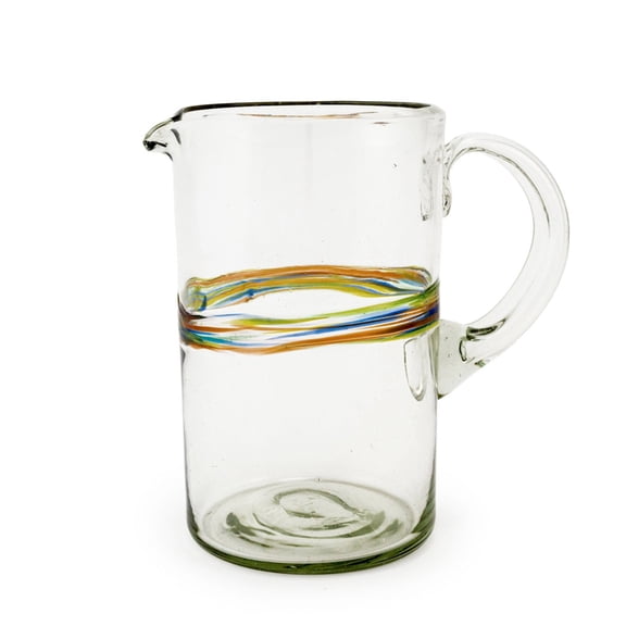 Bambeco Glass Pitcher Recycled Rainbow (4x1 CT)