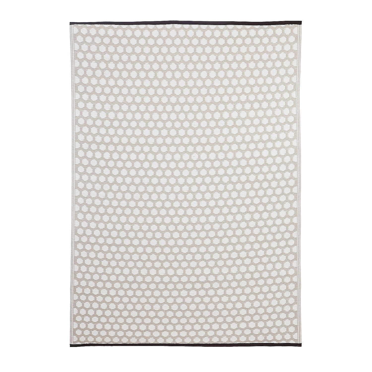 Evergreen Reversible Weather-resistant Rug 3'x5' Polka Dot Durable Indoor Outdoor Home Decor