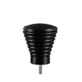 thumbnail image 1 of Evergreen Ridged Cone Interchangeable Finial, Black- 3x2.25x2.25 in Durable Hardware for Flags, 1 of 1