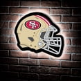 thumbnail image 1 of San Francisco 49ers LED Wall Helmet, 1 of 5