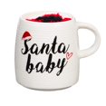 thumbnail image 1 of Ceramic Cup and Sock Gift set, 12 OZ, Santa Baby, 1 of 1