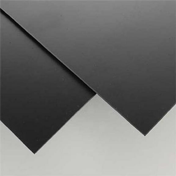 Evergreen Scale Models Black Styrene Sheets .08x8x21 2 EVG9117 Plastic Building Supplies