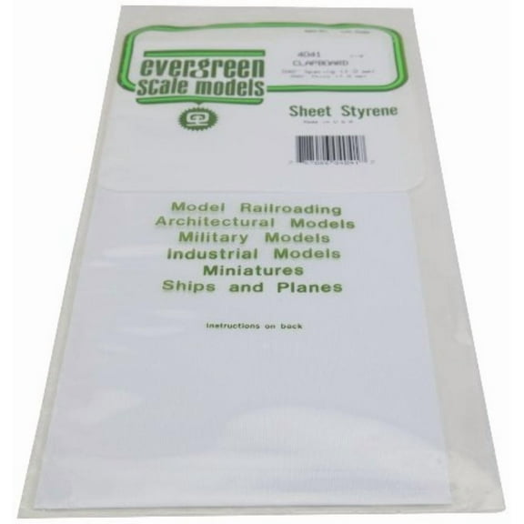 Evergreen 4041 CLAPBOARD SIDING, .040" SP