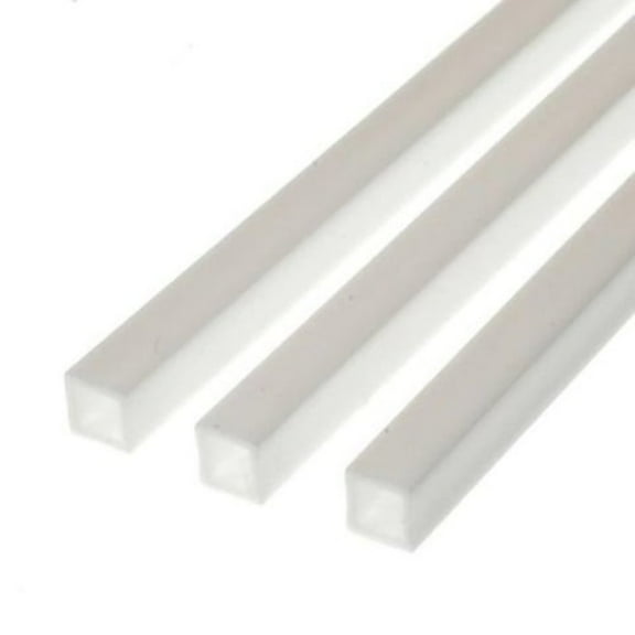 Evergreen Scale Models Square Tubing 3/16 3 EVG253 Plastic Building Supplies