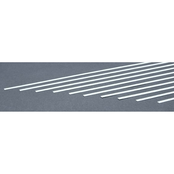 Evergreen Scale Models Strip .020 x .188 10 EVG128 Plastic Building Supplies