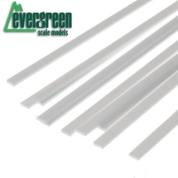 Evergreen Scale Models Strip .030 x .030 10 EVG131 Plastic Building Supplies