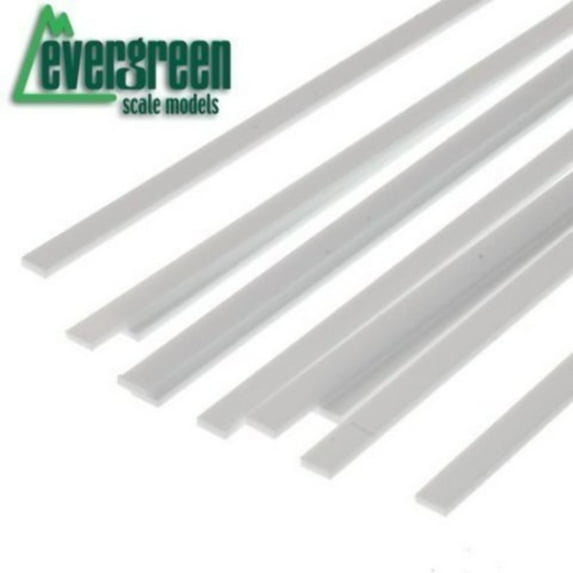 Evergreen Scale Models Strip .060 x .250 8 EVG159 Plastic Building Supplies