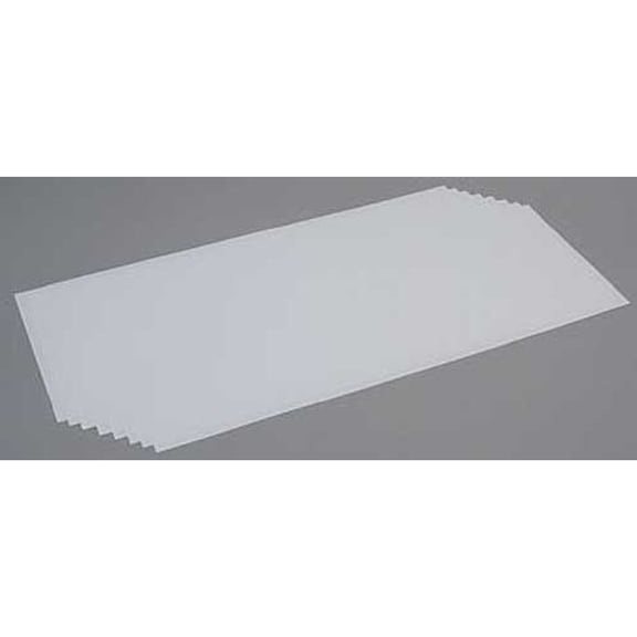 Evergreen Scale Models White Sheet .010 x 8 x 21 8 EVG9101 Plastic Building Supplies