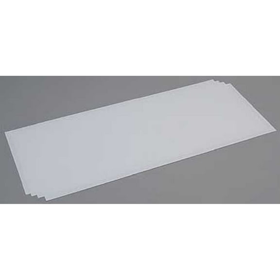Evergreen Scale Models White Sheet .030 x 8 x 21 4 EVG9104 Plastic Building Supplies